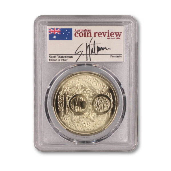 2024 Swan Dollar Pattern Crown - Aluminium Bronze PCGS MS68 - Image 2