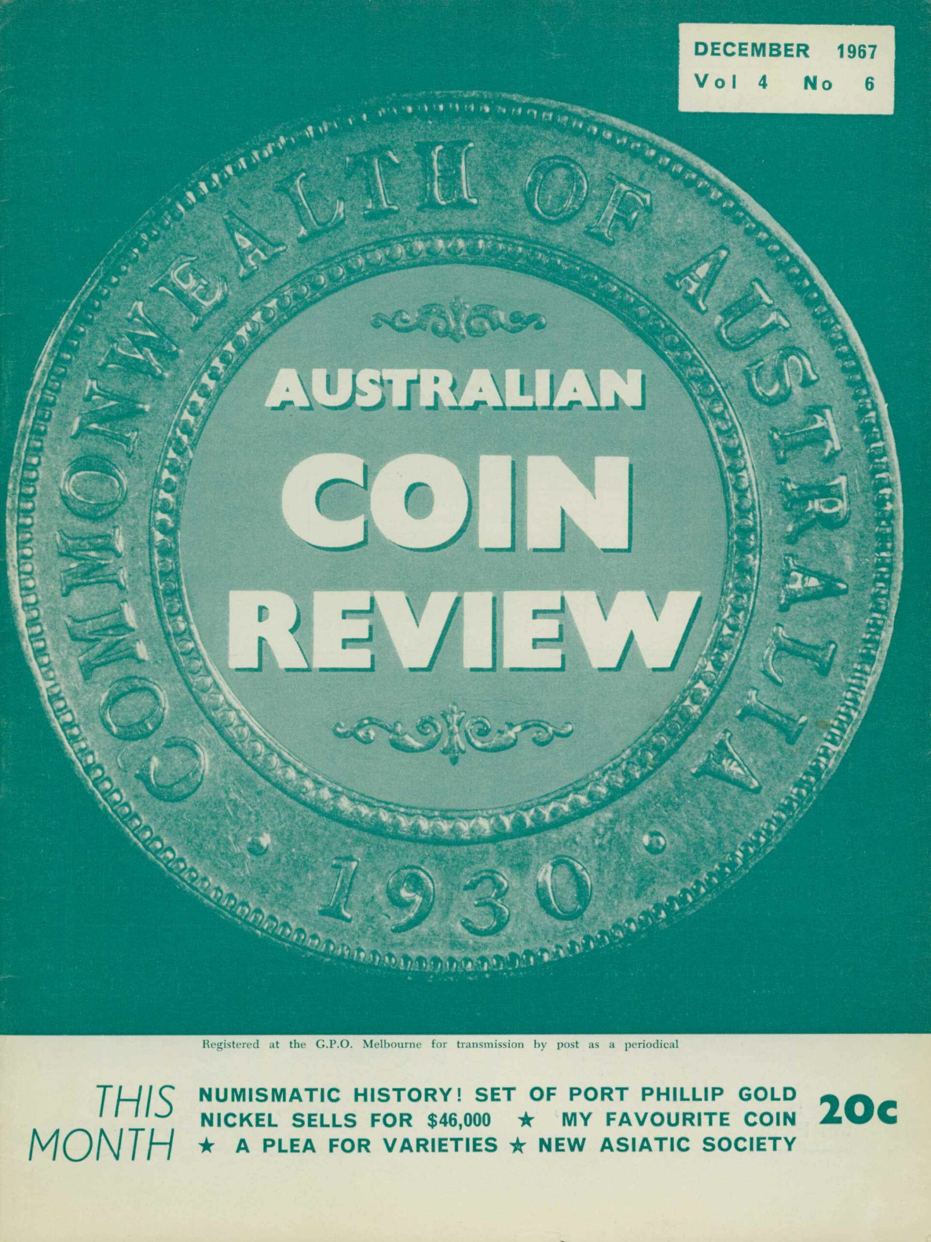 December 1967 - Australian Coin Review